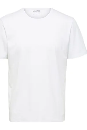 SELECTED T-paidat & Poolot Noos Pan Linen T-Shirt - Bright White EU S