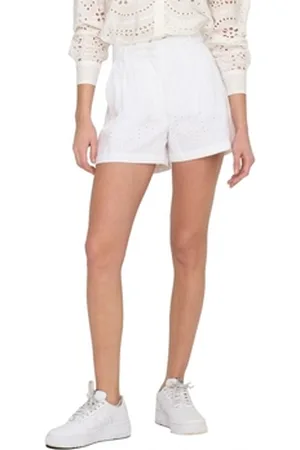 ONLY Shortsit & Bermuda-shortsit Shorts Juni - Cloud Dancer FR 34