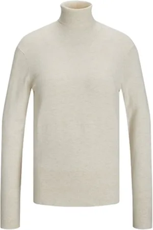 JJXX Neulepusero Malha Ava L/S Roll Neck - Snow White EU S