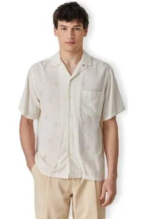 Portuguese Flannel Pitkähihainen paitapusero Modal Dots Shirt - White EU S