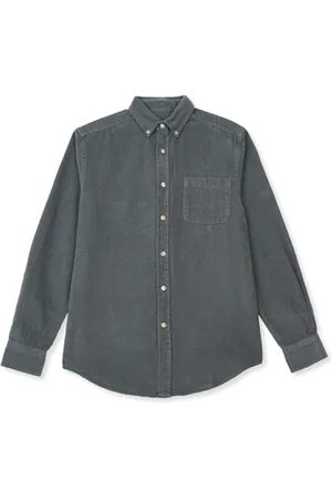 Portuguese Flannel Pitkähihainen paitapusero Lobo Shirt - Antracite EU S
