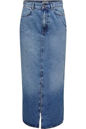ONLY Lyhyt hame Noos Cilla Long Skirt - Medium Blue Denim EU S