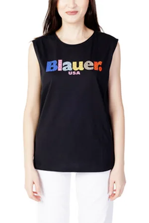 Blauer Lyhythihainen t-paita LOGO FRAMMENTATO 23SBLDH03283 EU M