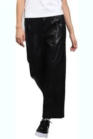 PUMA Housut FAUX LEATHER PANTS EU S