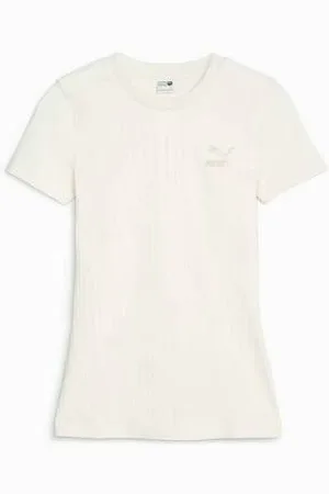 PUMA T-paidat & Poolot CLASSICS RIBBED SLIM EU S