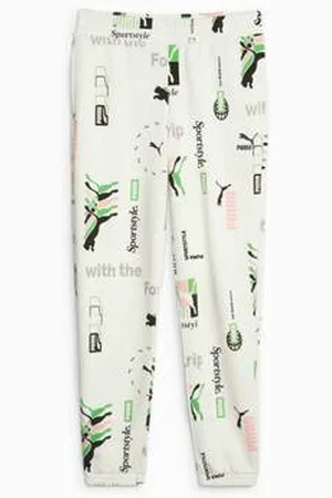 PUMA Housut CLASSICS PRINTED WOMENS SWEATPANTS EU M