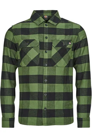 Dickies Pitkähihainen paitapusero NEW SACRAMENTO SHIRT PINE GREEN EU S