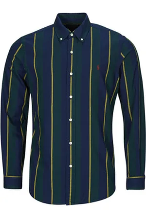 Ralph Lauren Pitkähihainen paitapusero CHEMISE COUPE DROITE EN OXFORD LEGER EU M