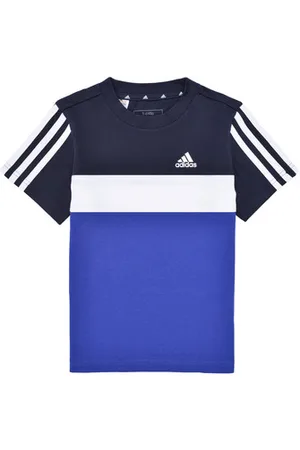 adidas Lyhythihainen t-paita Tiberio 3-Stripes Colorblock Cotton T-Shirt 4 / 5 vuotta