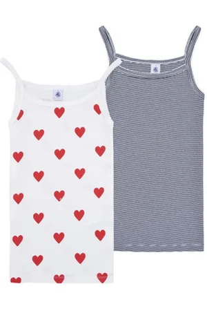 Petit Bateau Hihattomat paidat / Hihattomat t-paidat LOT X2 DEBARDEUR EU S