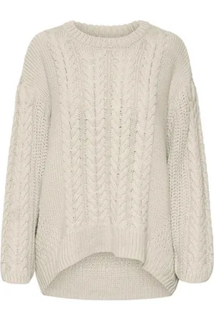 VERO MODA Neulepusero VMSVEACABLE LS O-NECK PULLOVER GA BOO 10310869 EU M