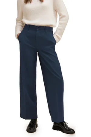 Street one Housut Straight Leg Twill Casual Fit 377043 IT 48