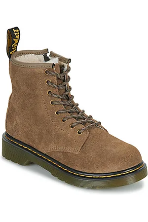 Dr. Martens Lastenkengät Serena J Dark Khaki Bronx Suede 36