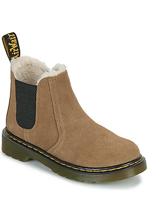 Dr. Martens Lastenkengät Leonore J Dark Khaki Bronx Suede 31