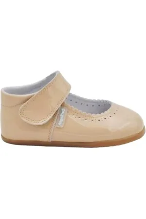 Angelitos Balleriinat 541 Merceditas respetuosa charol Camel 22
