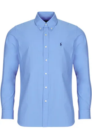 Ralph Lauren Pitkähihainen paitapusero CHEMISE COUPE DROITE EN POPLINE DE COTON COL BOUTONNE EU M