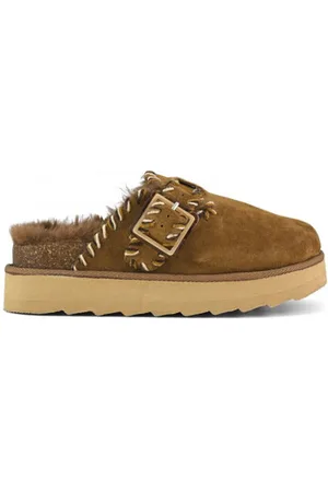 Colors of California Kengät Platform sabot wool stitchings 36