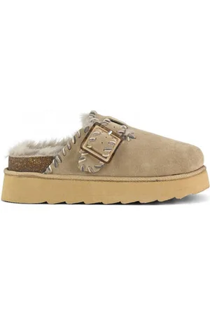 Colors of California Kengät Platform sabot wool stitchings 40