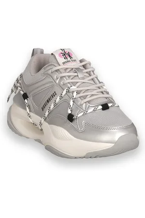 Bikkembergs Tennarit LAMINATED SILVER 37