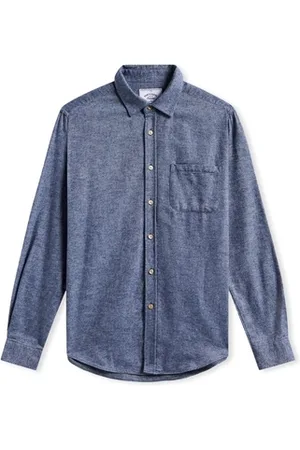 Portuguese Flannel Pitkähihainen paitapusero Teca Shirt - Indigo EU M