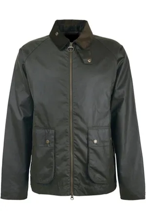 Barbour Paksu takki Bedale Short Wax Jacket - Olive EU XL