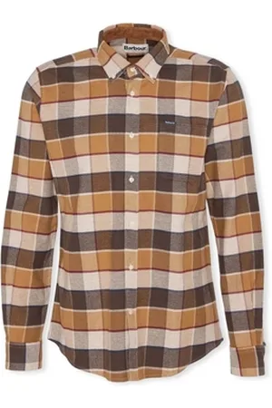 Barbour Pitkähihainen paitapusero Shirt Valley Tailored - Brown EU S