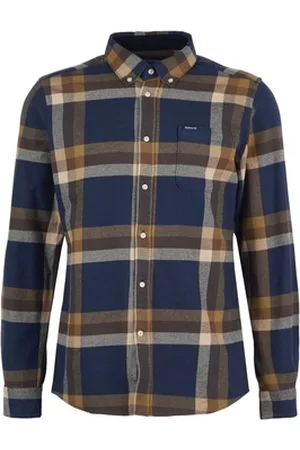 Barbour Pitkähihainen paitapusero Shirt Folley Tailored - Navy EU S