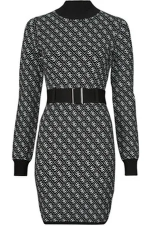 Guess Lyhyt mekko LISE 4G LS BELTED DRESS SWTR EU S