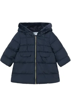Mayoral Paksu takki 2483 CHAQUETON LARGO BEBE Marino 9 kuukautta