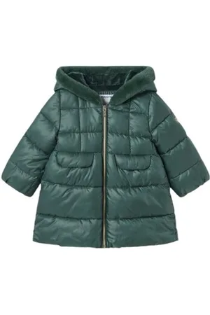 Mayoral Paksu takki 2483 CHAQUETON LARGO BEBE Verde 9 kuukautta
