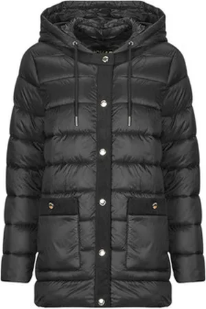 Michael Kors Toppatakki HOODED LONGLINE PACKABLE W CORDUROY TRIM EU M