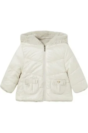 Mayoral Paksu takki 2480 CHAQUETON REVERSIBLE BEBE Crudo 12 kuukautta