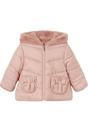 Mayoral Paksu takki 2480 CHAQUETON REVERSIBLE BEBE Rosa 6 kuukautta