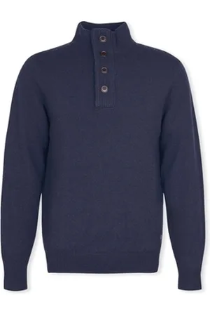 Barbour Neulepusero Patch Half Zip Knit - Navy EU M