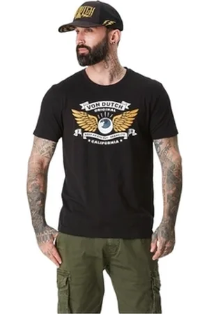 Von Dutch T-paidat & Poolot TEE SHIRT SLUB AVEC LOGO EU S
