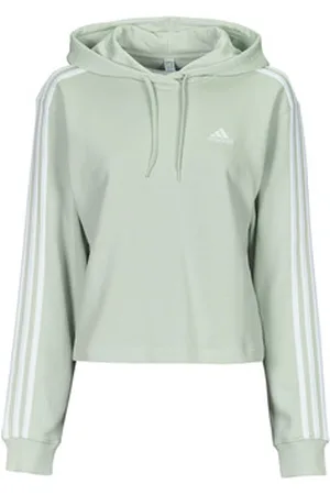 adidas Svetari Essentials 3-Stripes French Terry Crop Hoodie EU S