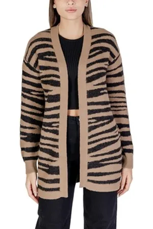 JACQUELINE DE YONG Neuleet / Villatakit Jdylorraine Animal L/S Long Knt 15328366 EU S