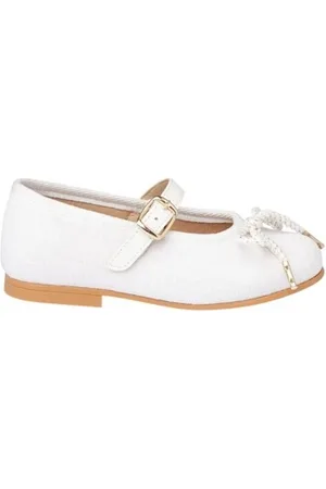 Angelitos Balleriinat 1557 BAILARINA LINO HEBILLA Blanco 22