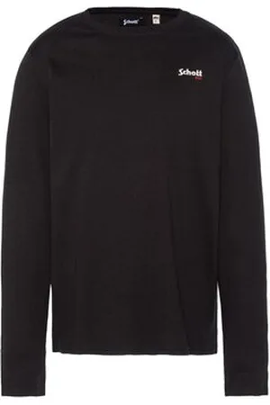 Schott NYC T-paidat pitkillä hihoilla TSBRODEDML EU S