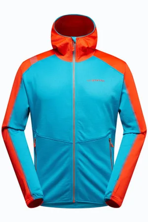 La Sportiva Fleecet Upendo Hoody M L67 614322 Tropic Blue/Cherry Tomato EU S