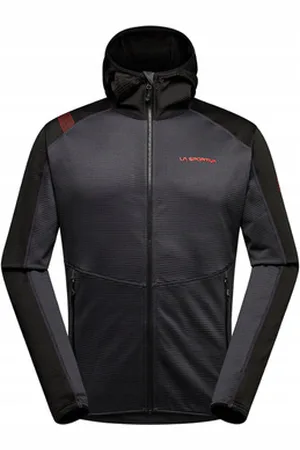 La Sportiva Fleecet Upendo Hoody M L67 900322 Carbon/Cherry Tomato EU XXL
