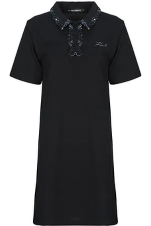 Karl Lagerfeld Lyhyt mekko BOUCLE MIX POLO DRESS EU S