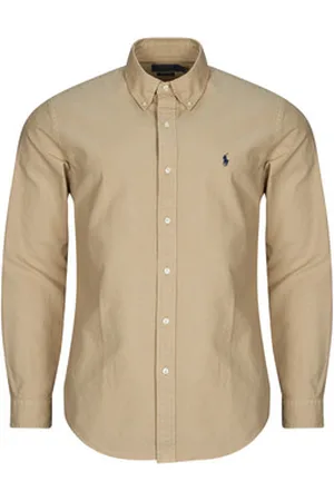 Ralph Lauren Pitkähihainen paitapusero CHEMISE DROITE CUSTOM EN OXFORD LEGER EU S