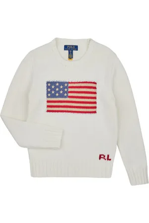 Ralph Lauren Neulepusero FLAG CN SWTR-TOPS-SWEATER 8 Jahre
