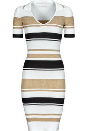 Guess Lyhyt mekko EVIE STRIPED POLO DRESS EU S