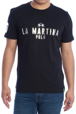 La Martina Lyhythihainen t-paita YMR322-JS206-09999 EU XXL