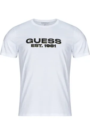 Guess Lyhythihainen t-paita VELVET LOGO EU M