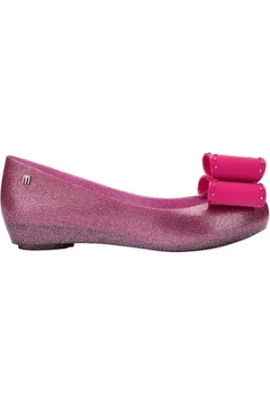 Melissa Balleriinat Ultragirl Classic Bow - Glitter Pink 40