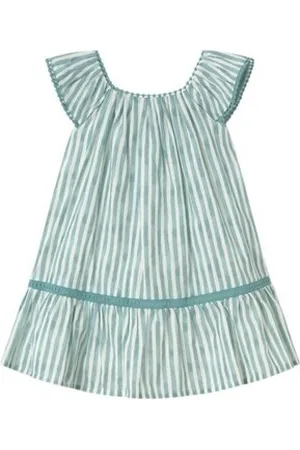 Mayoral Mekot 1917 vestido rayado Verde 12 kuukautta