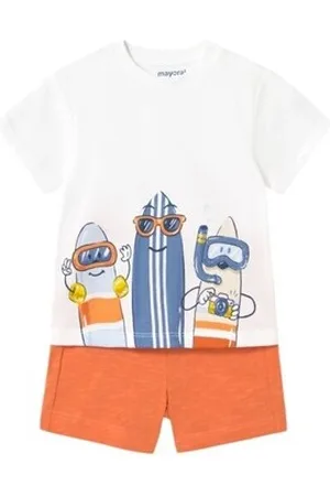 Mayoral Kokonaisuus 1656 Conjunto dos piezas surf Naranja 12 kuukautta